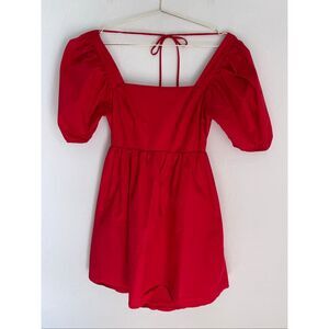 WAYF Puff Sleeve Dress Size Medium